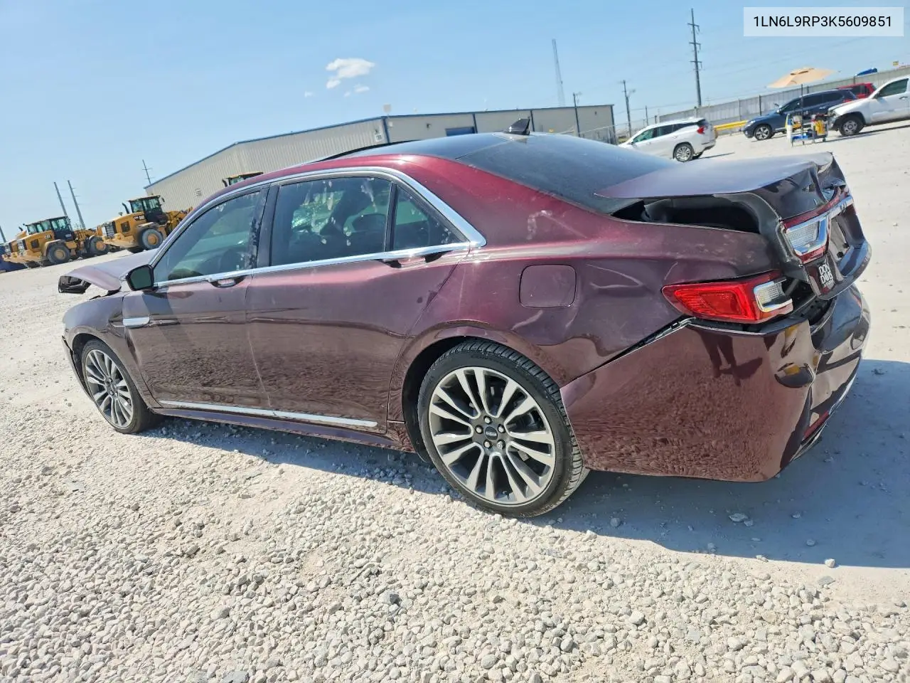 2019 Lincoln Continental Reserve VIN: 1LN6L9RP3K5609851 Lot: 60243826