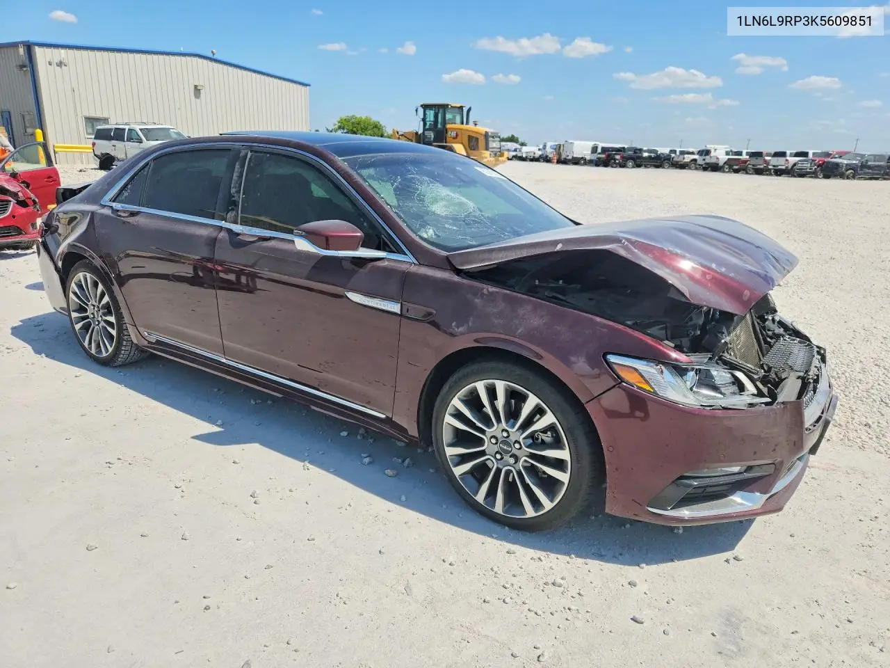 2019 Lincoln Continental Reserve VIN: 1LN6L9RP3K5609851 Lot: 60243826