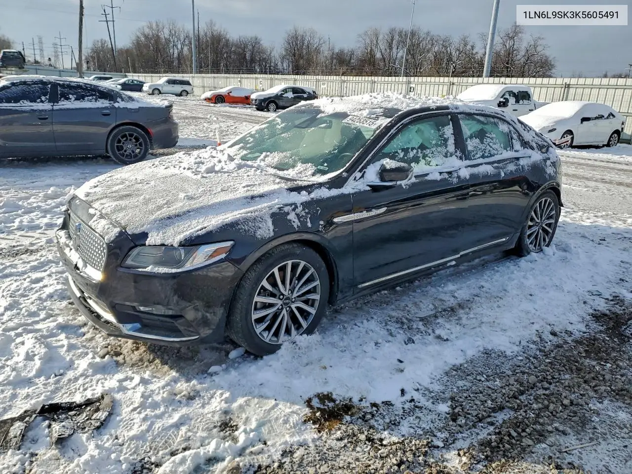 2019 Lincoln Continental Select VIN: 1LN6L9SK3K5605491 Lot: 94253515