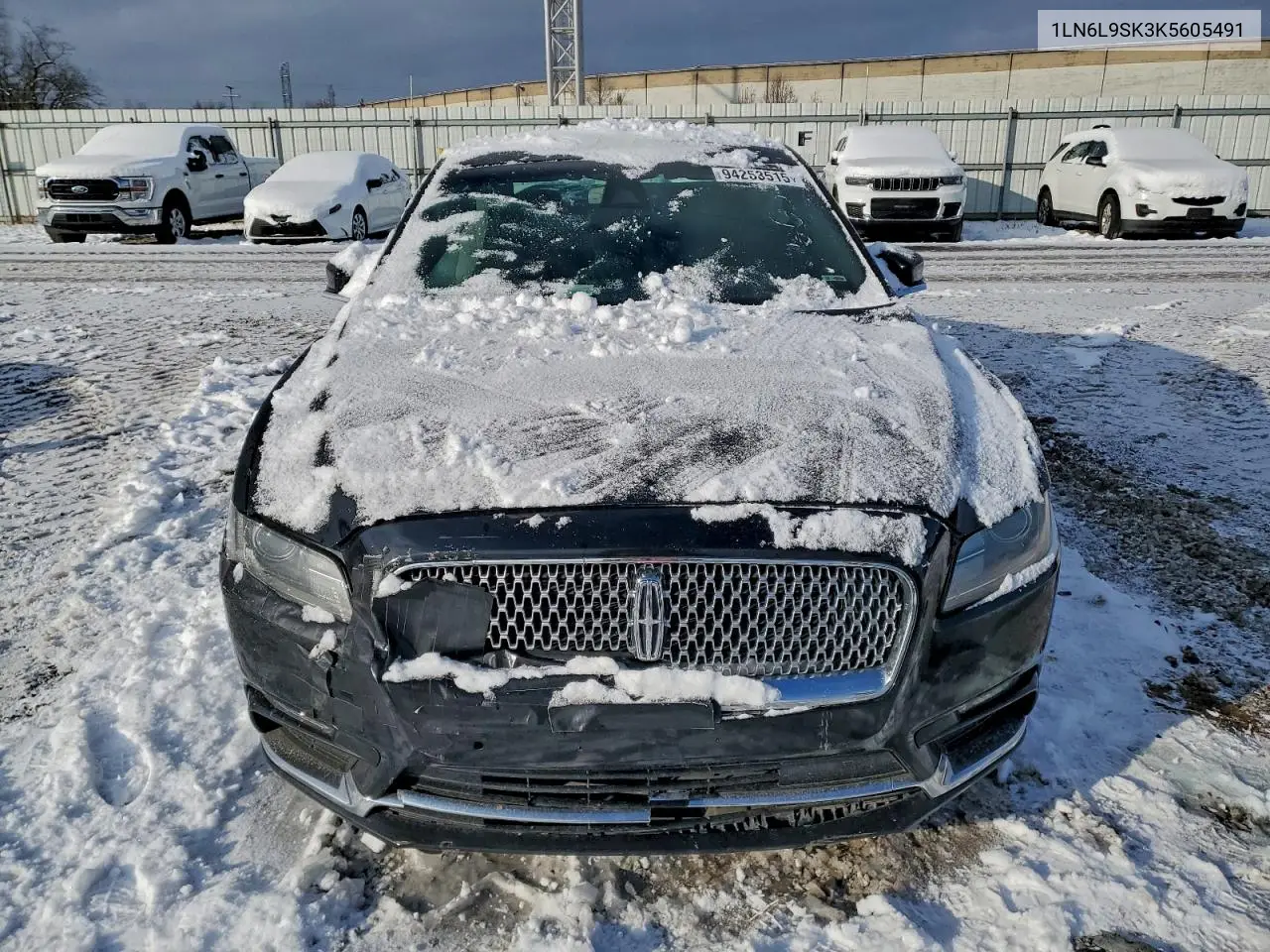 2019 Lincoln Continental Select VIN: 1LN6L9SK3K5605491 Lot: 94253515
