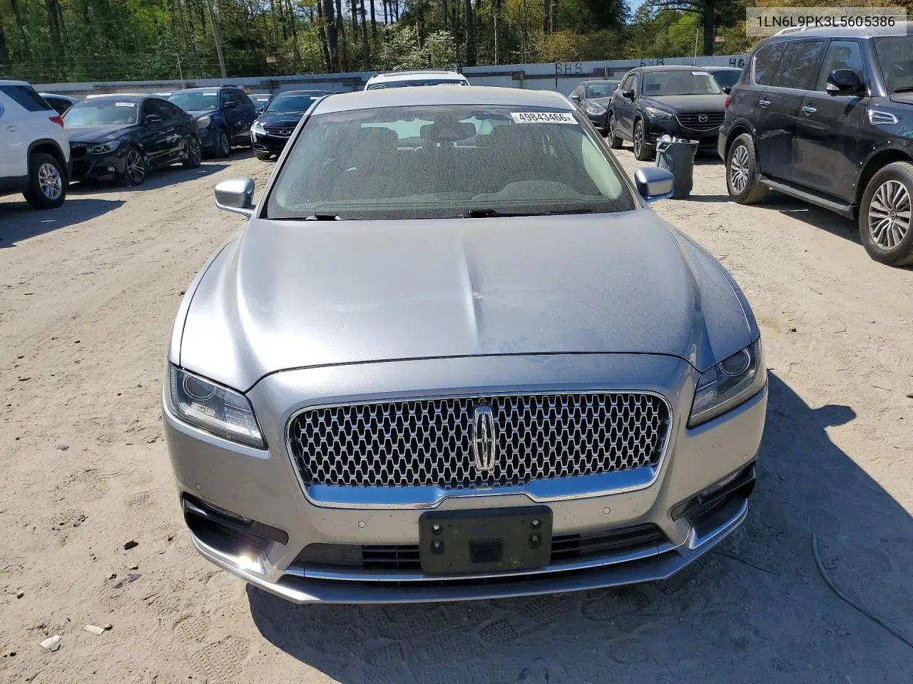 2020 Lincoln Continental VIN: 1LN6L9PK3L5605386 Lot: 49843466