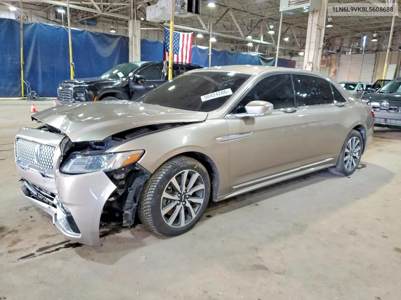 2020 Lincoln Continental VIN: 1LN6L9VK8L5608688 Lot: 50424286