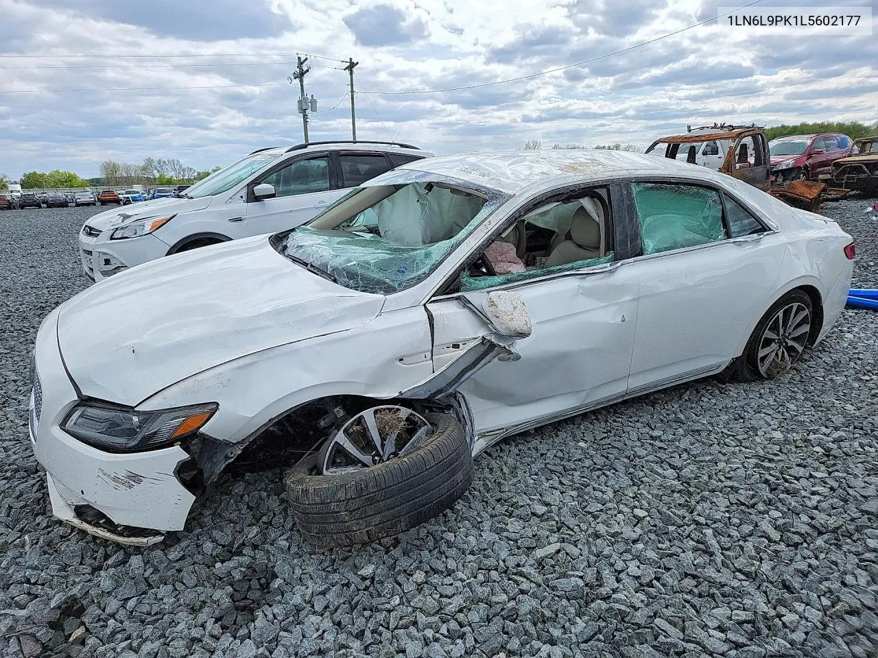 2020 Lincoln Continental VIN: 1LN6L9PK1L5602177 Lot: 52221106