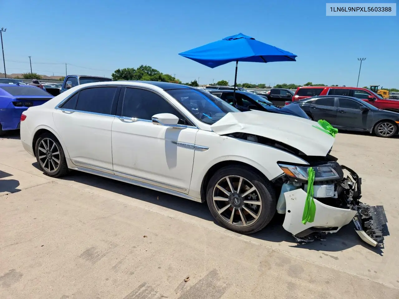 2020 Lincoln Continental Reserve VIN: 1LN6L9NPXL5603388 Lot: 58381746