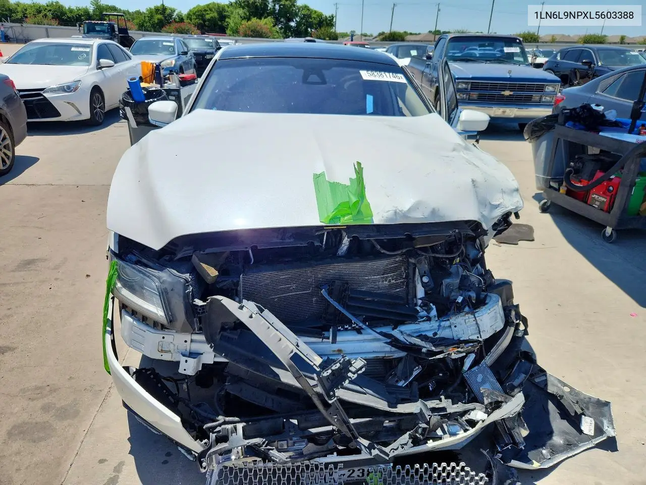 2020 Lincoln Continental Reserve VIN: 1LN6L9NPXL5603388 Lot: 58381746