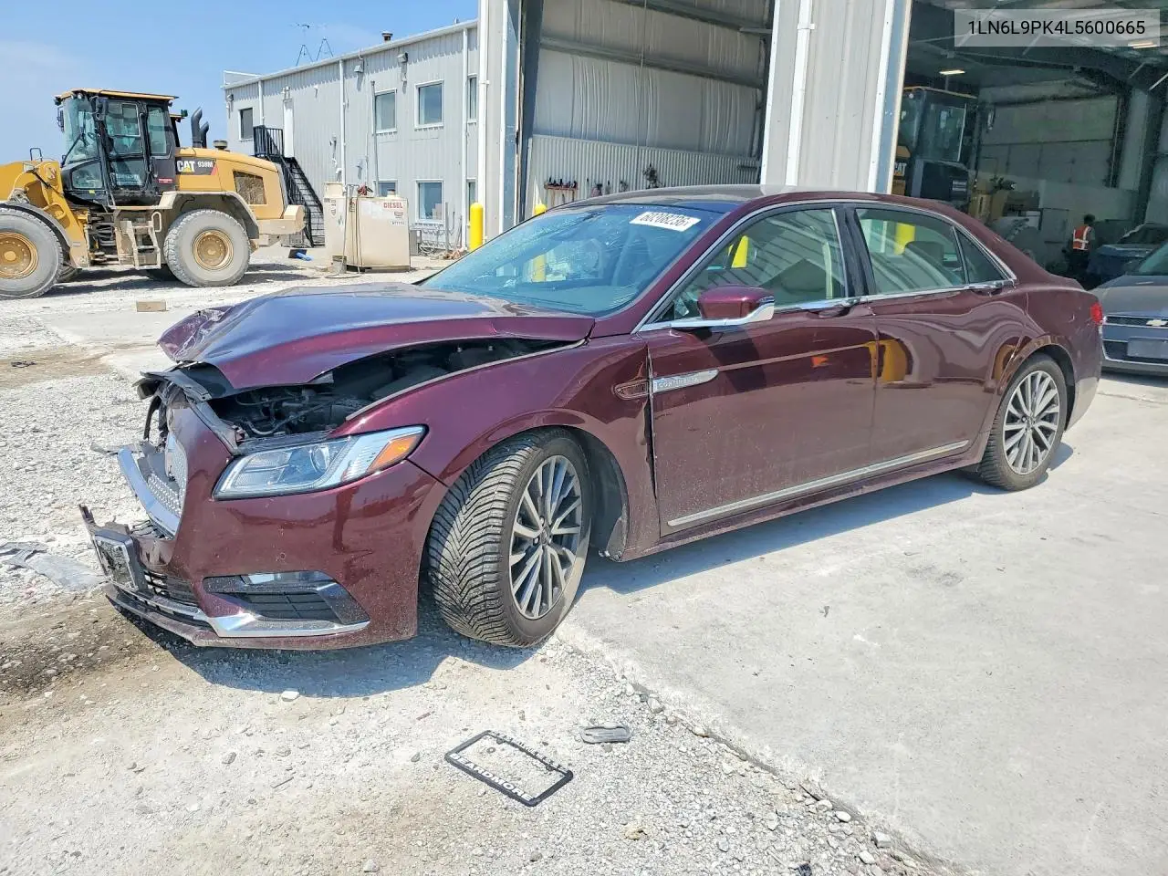 2020 Lincoln Continental VIN: 1LN6L9PK4L5600665 Lot: 60308236