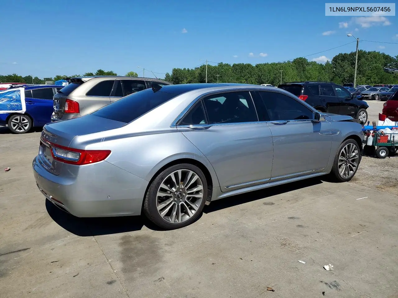 2020 Lincoln Continental Reserve VIN: 1LN6L9NPXL5607456 Lot: 60613456
