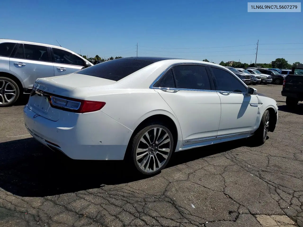 2020 Lincoln Continental Reserve VIN: 1LN6L9NC7L5607279 Lot: 60970676