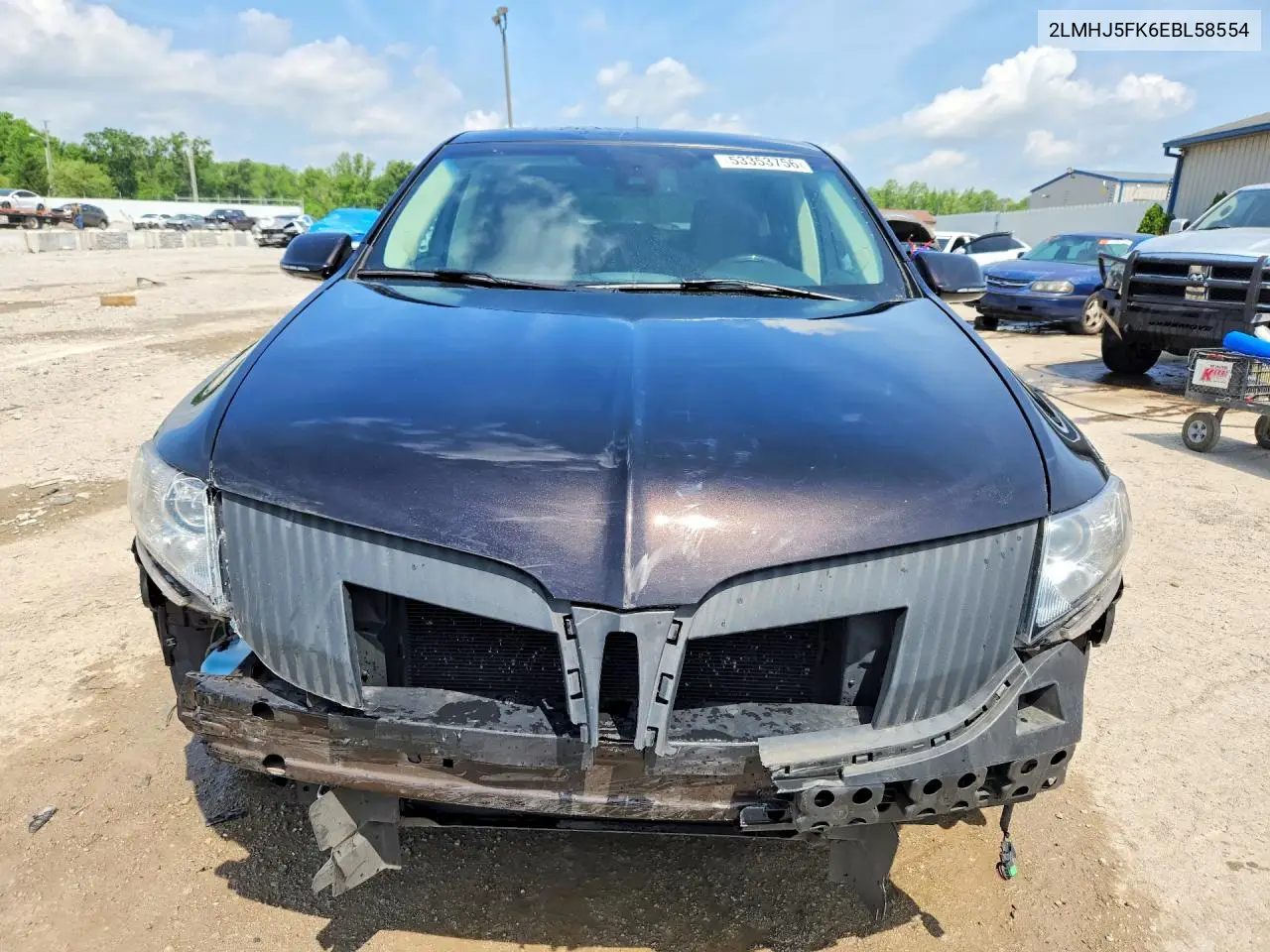 2014 Lincoln Mkt VIN: 2LMHJ5FK6EBL58554 Lot: 53353756