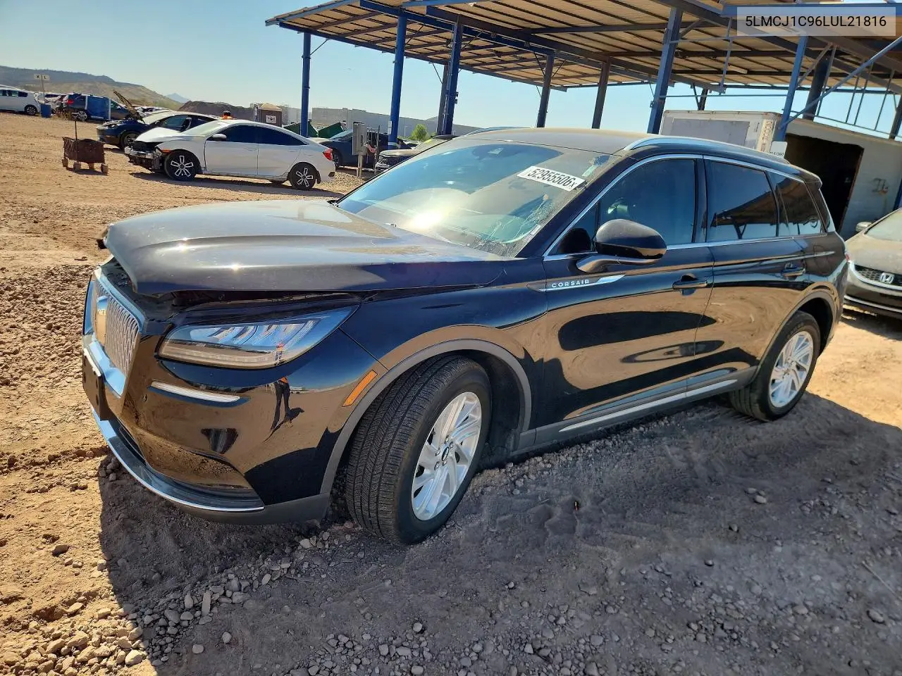 2020 Lincoln Corsair VIN: 5LMCJ1C96LUL21816 Lot: 52955506