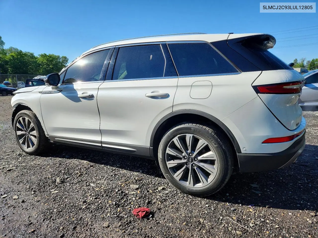 2020 Lincoln Corsair Reserve VIN: 5LMCJ2C93LUL12805 Lot: 53105976