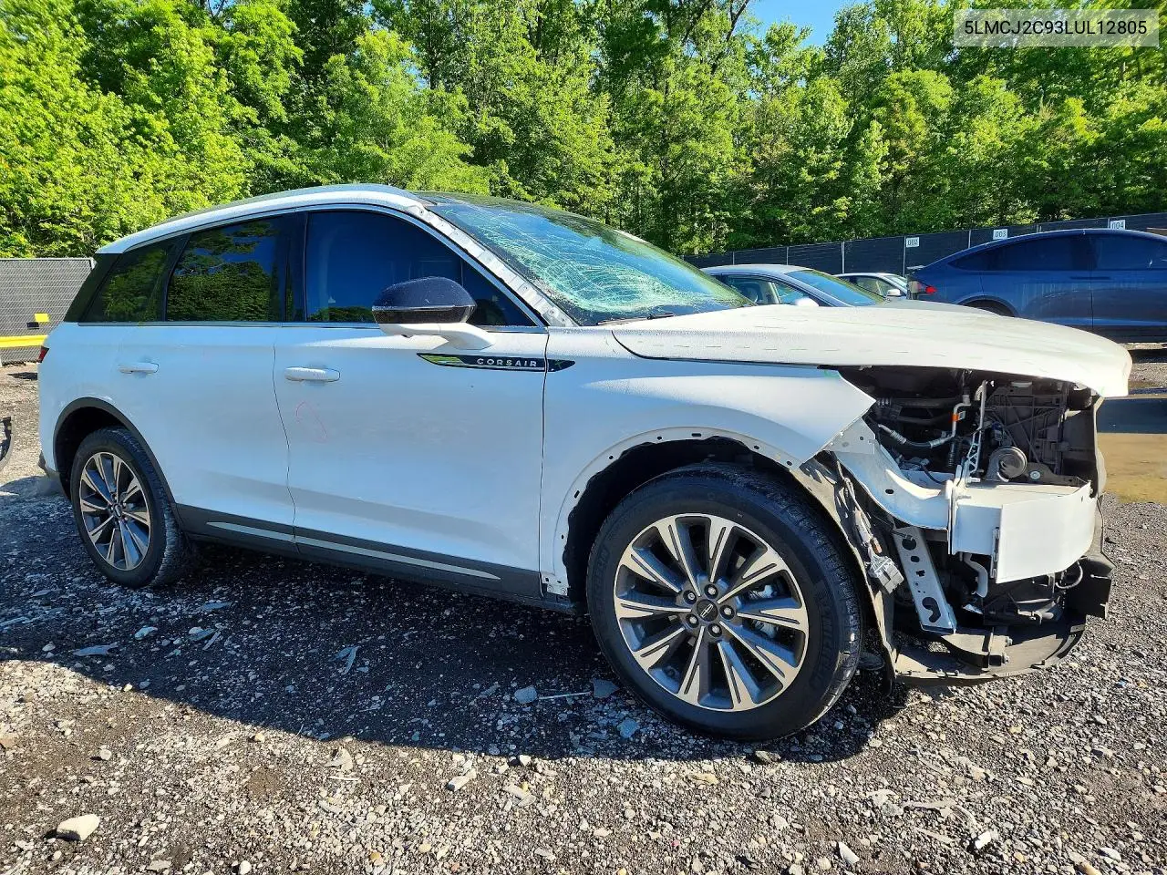 2020 Lincoln Corsair Reserve VIN: 5LMCJ2C93LUL12805 Lot: 53105976