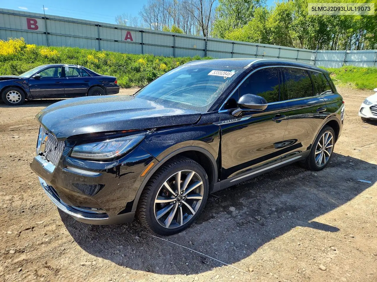 2020 Lincoln Corsair Reserve VIN: 5LMCJ2D93LUL19073 Lot: 53552846