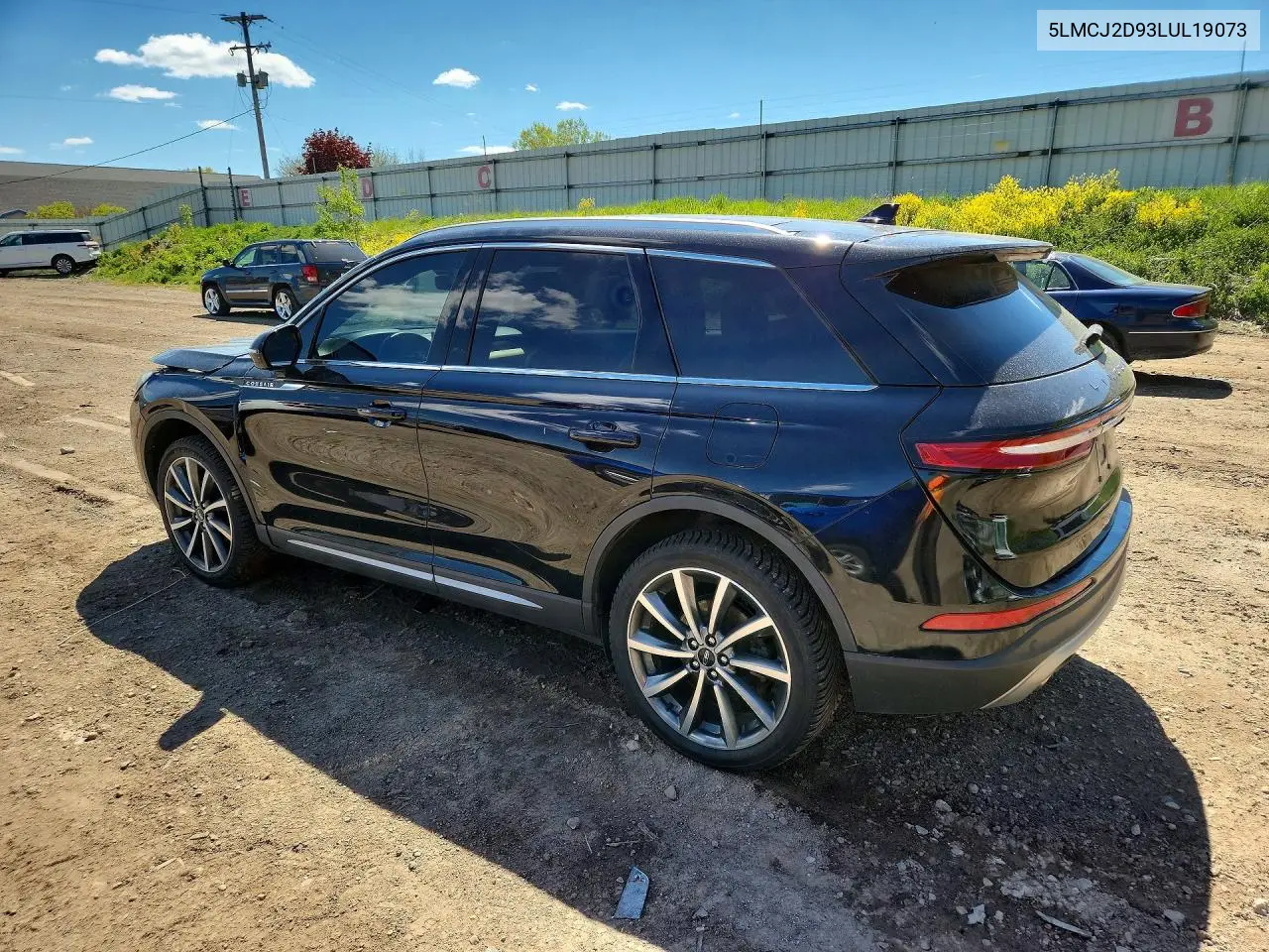 2020 Lincoln Corsair Reserve VIN: 5LMCJ2D93LUL19073 Lot: 53552846