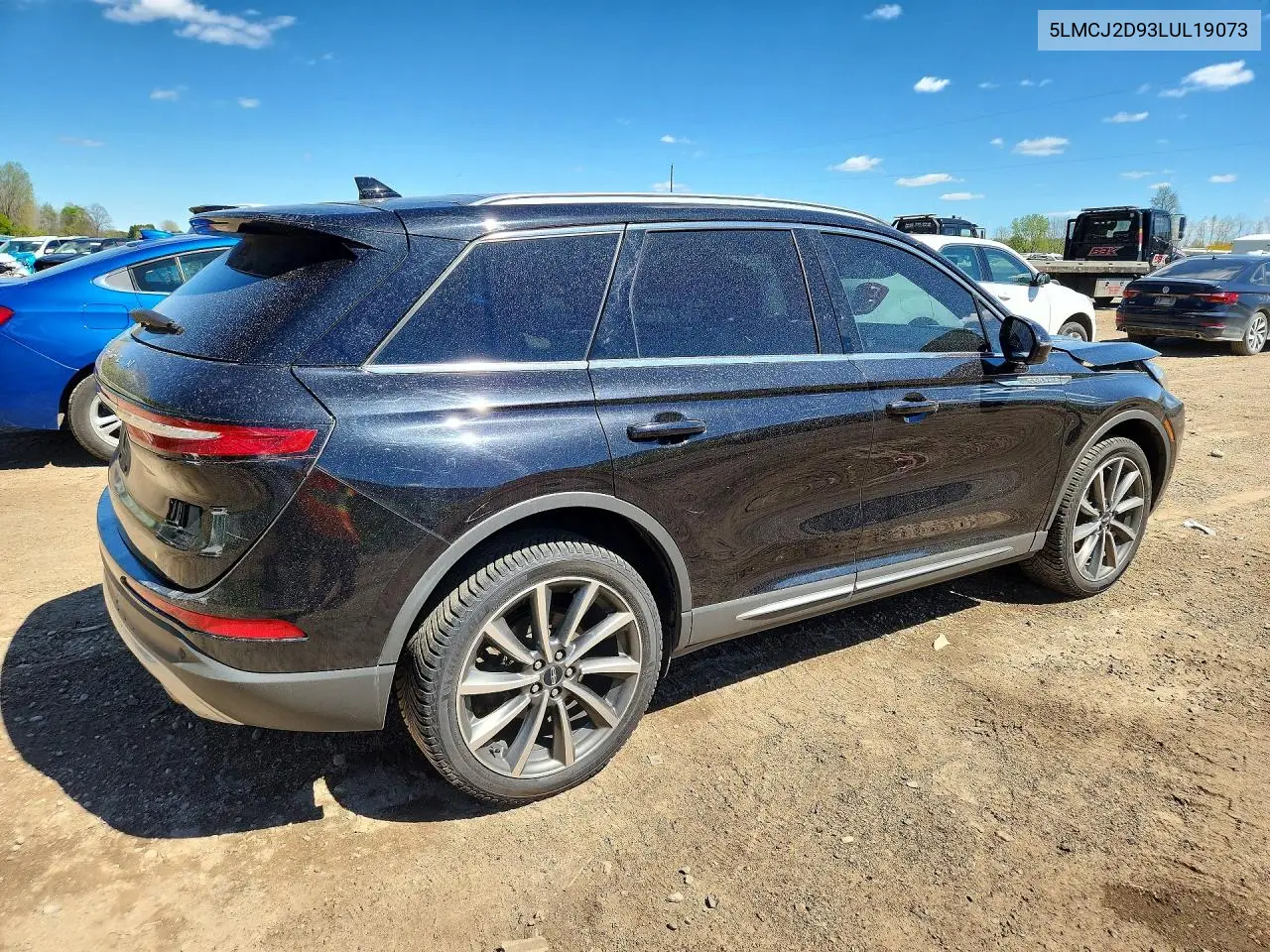 2020 Lincoln Corsair Reserve VIN: 5LMCJ2D93LUL19073 Lot: 53552846