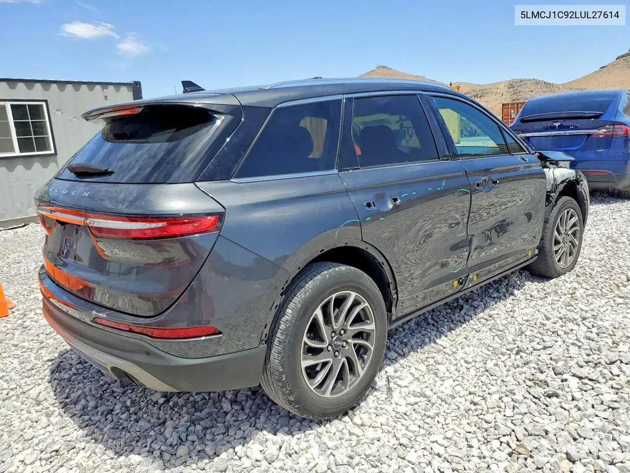 2020 Lincoln Corsair VIN: 5LMCJ1C92LUL27614 Lot: 53560436