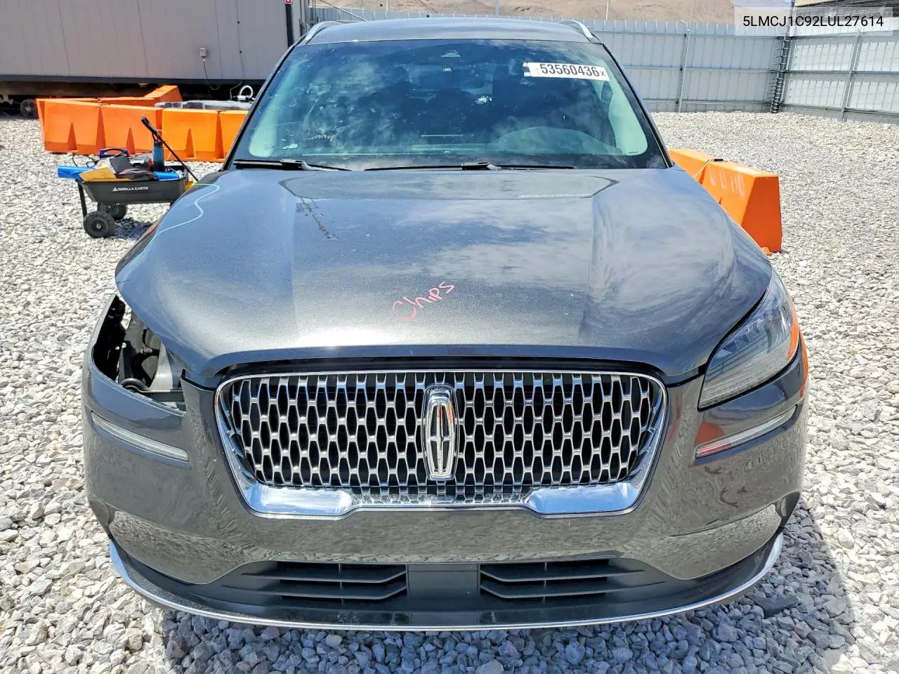 2020 Lincoln Corsair VIN: 5LMCJ1C92LUL27614 Lot: 53560436