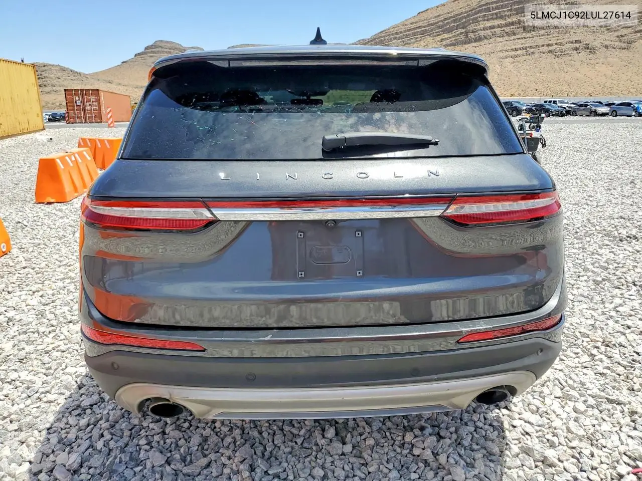 2020 Lincoln Corsair VIN: 5LMCJ1C92LUL27614 Lot: 53560436