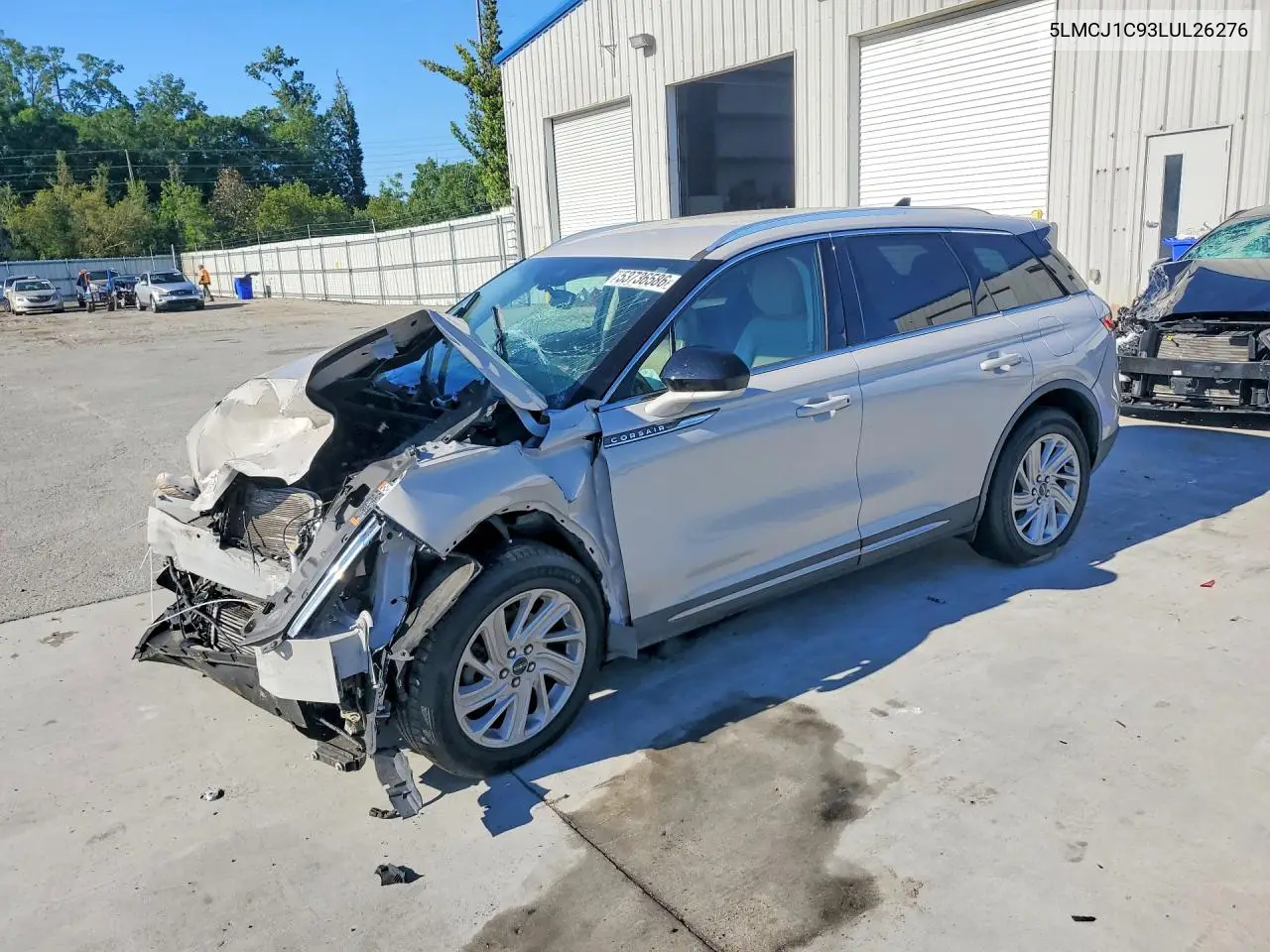 2020 Lincoln Corsair VIN: 5LMCJ1C93LUL26276 Lot: 53736586