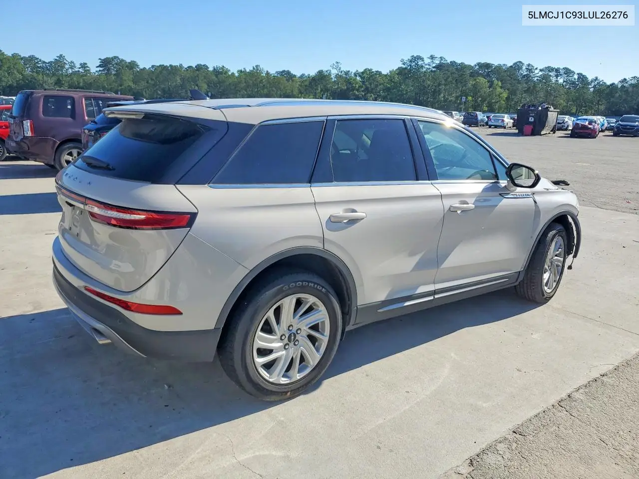 2020 Lincoln Corsair VIN: 5LMCJ1C93LUL26276 Lot: 53736586