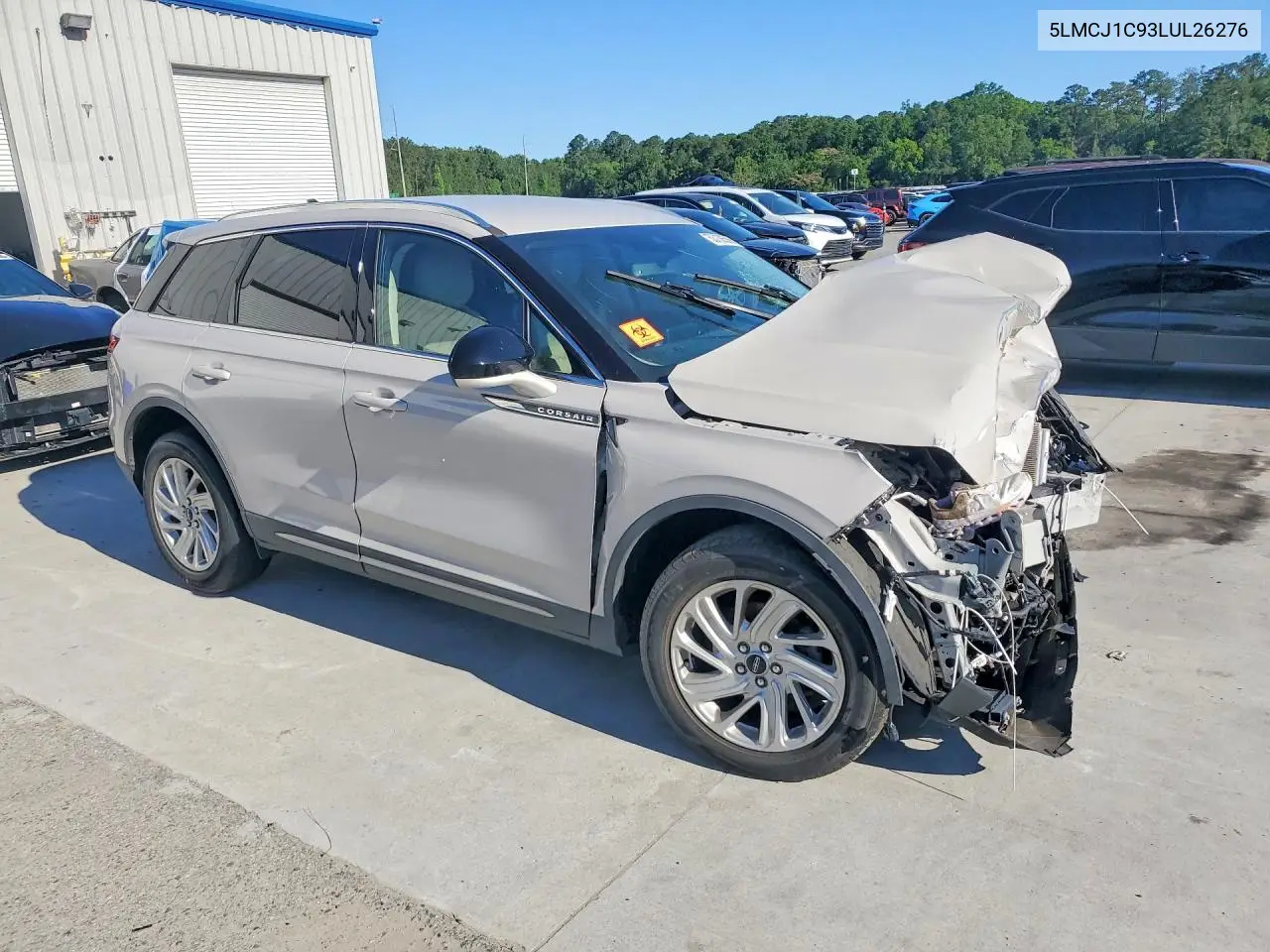 2020 Lincoln Corsair VIN: 5LMCJ1C93LUL26276 Lot: 53736586