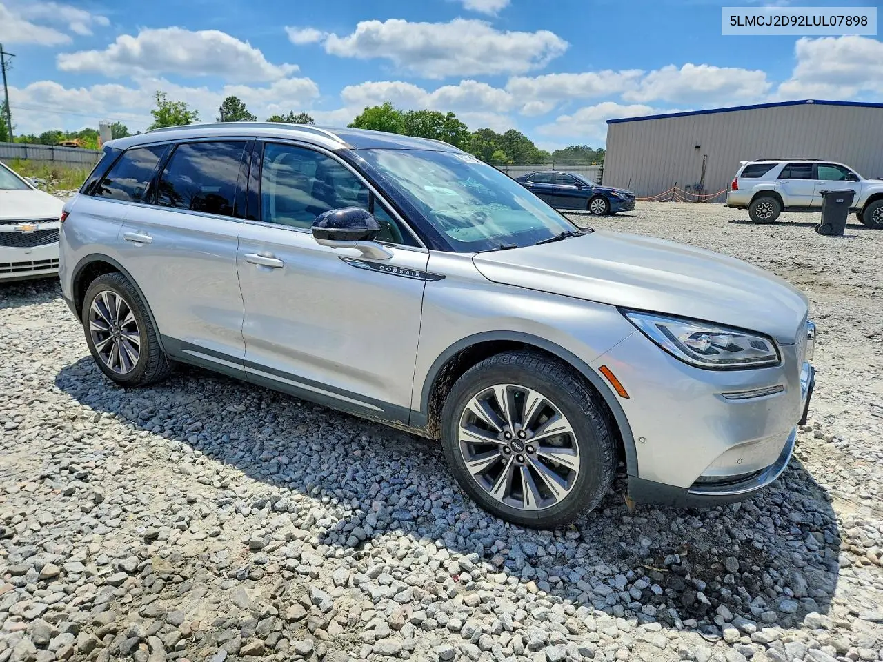 2020 Lincoln Corsair Reserve VIN: 5LMCJ2D92LUL07898 Lot: 53897616