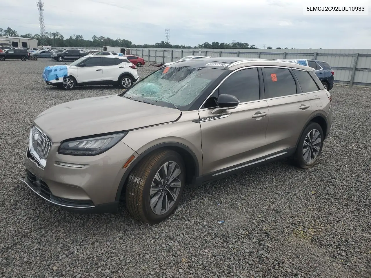 2020 Lincoln Corsair Reserve VIN: 5LMCJ2C92LUL10933 Lot: 55912766