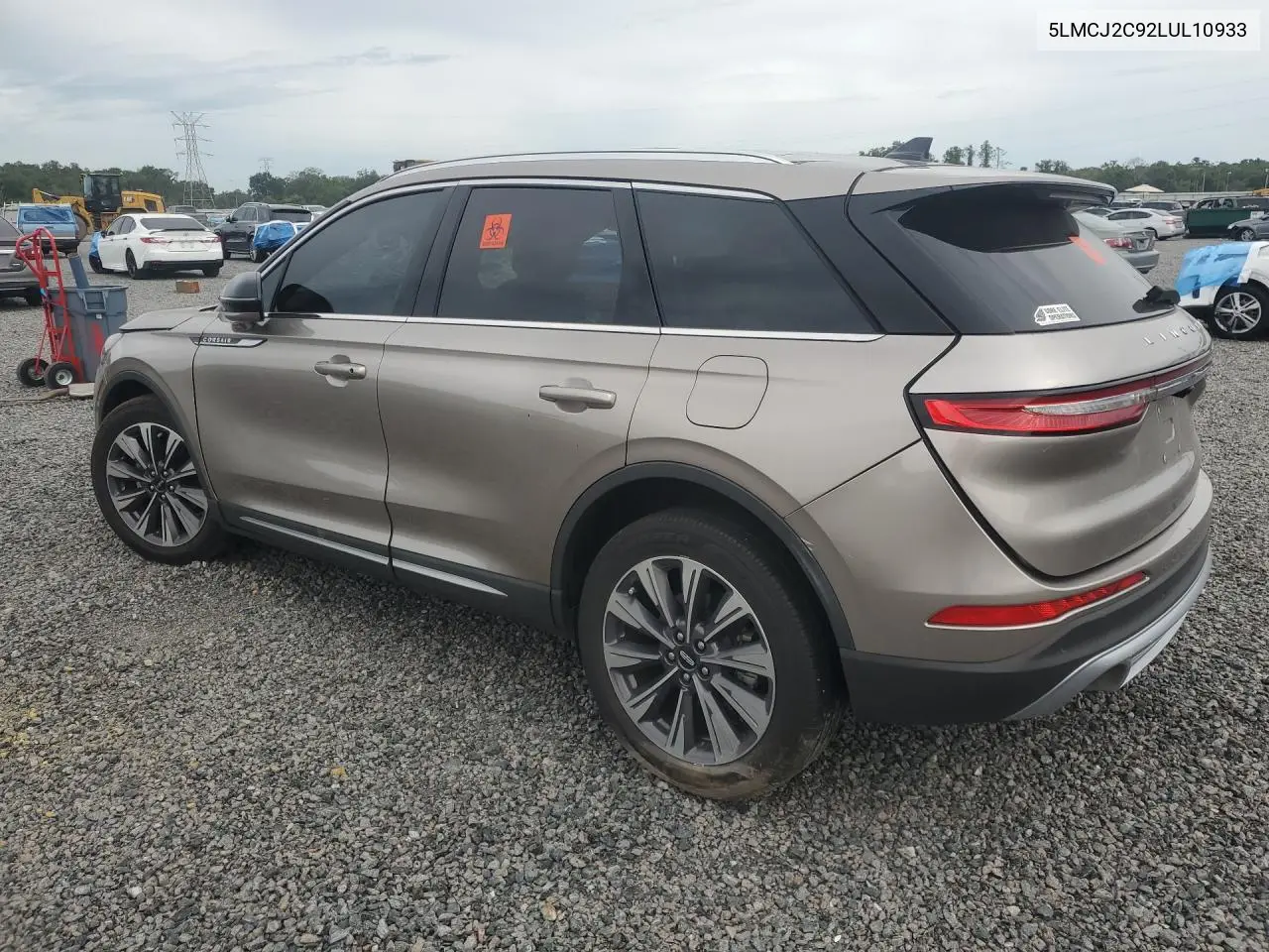 2020 Lincoln Corsair Reserve VIN: 5LMCJ2C92LUL10933 Lot: 55912766