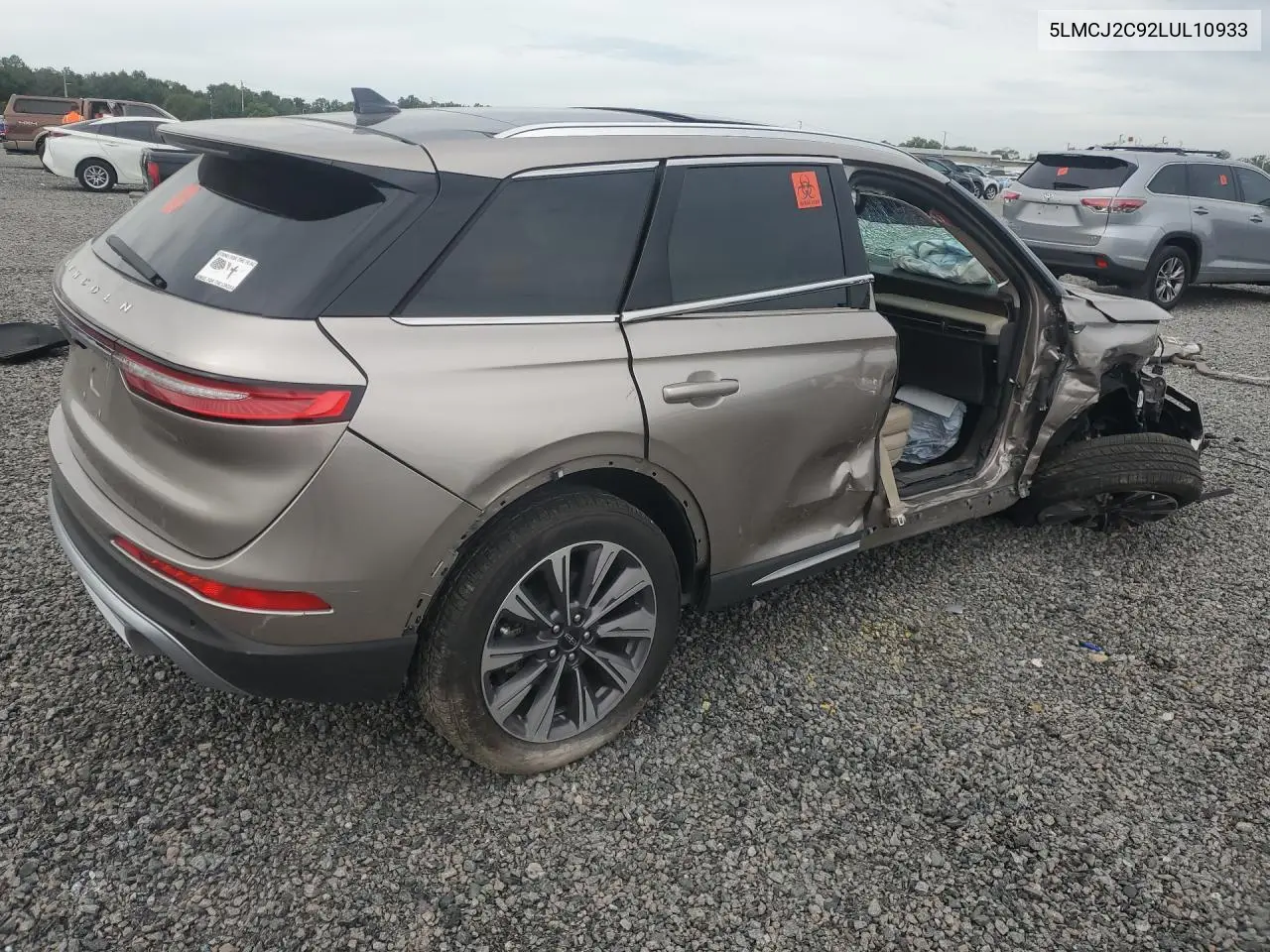 2020 Lincoln Corsair Reserve VIN: 5LMCJ2C92LUL10933 Lot: 55912766