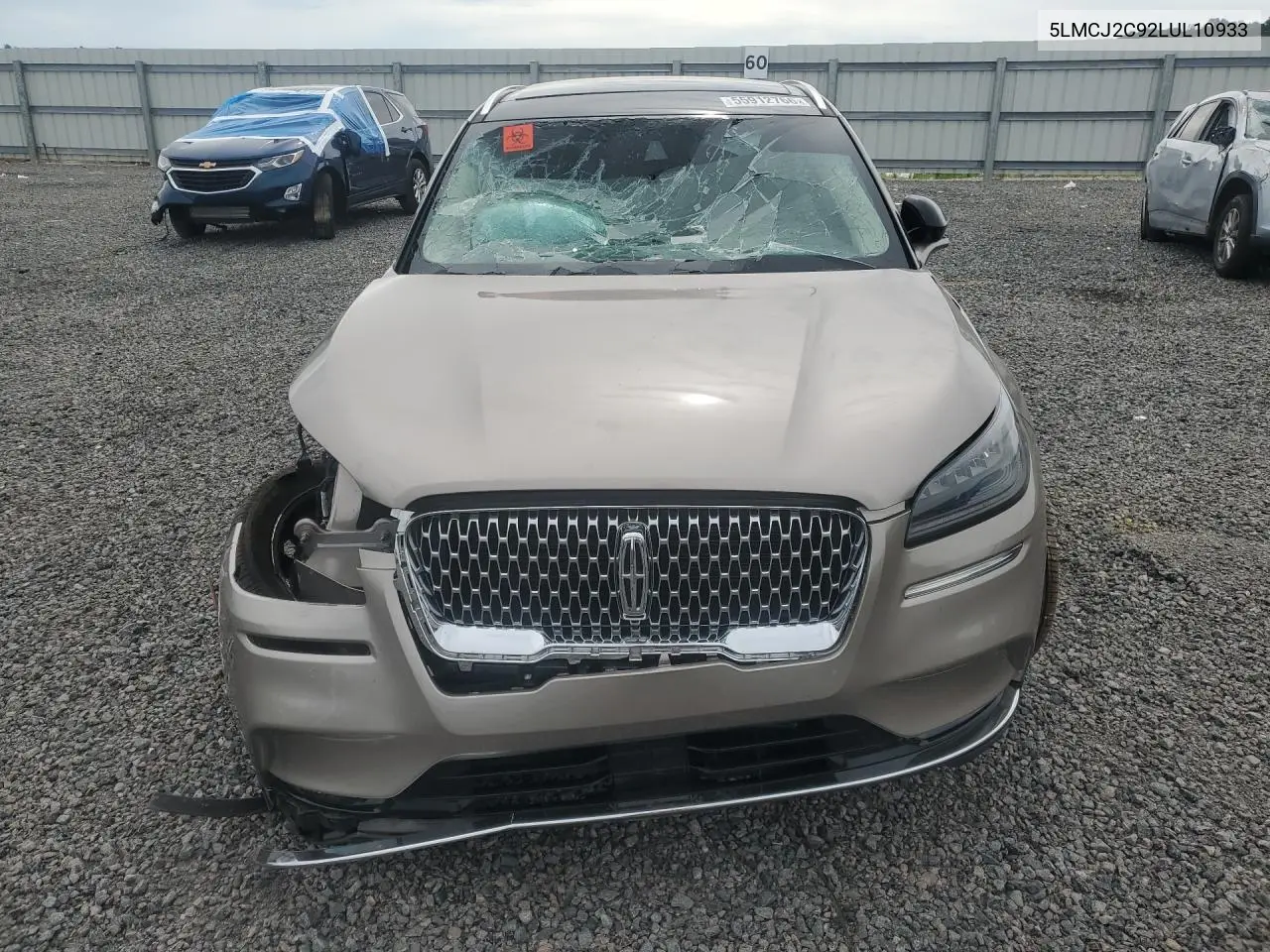 2020 Lincoln Corsair Reserve VIN: 5LMCJ2C92LUL10933 Lot: 55912766