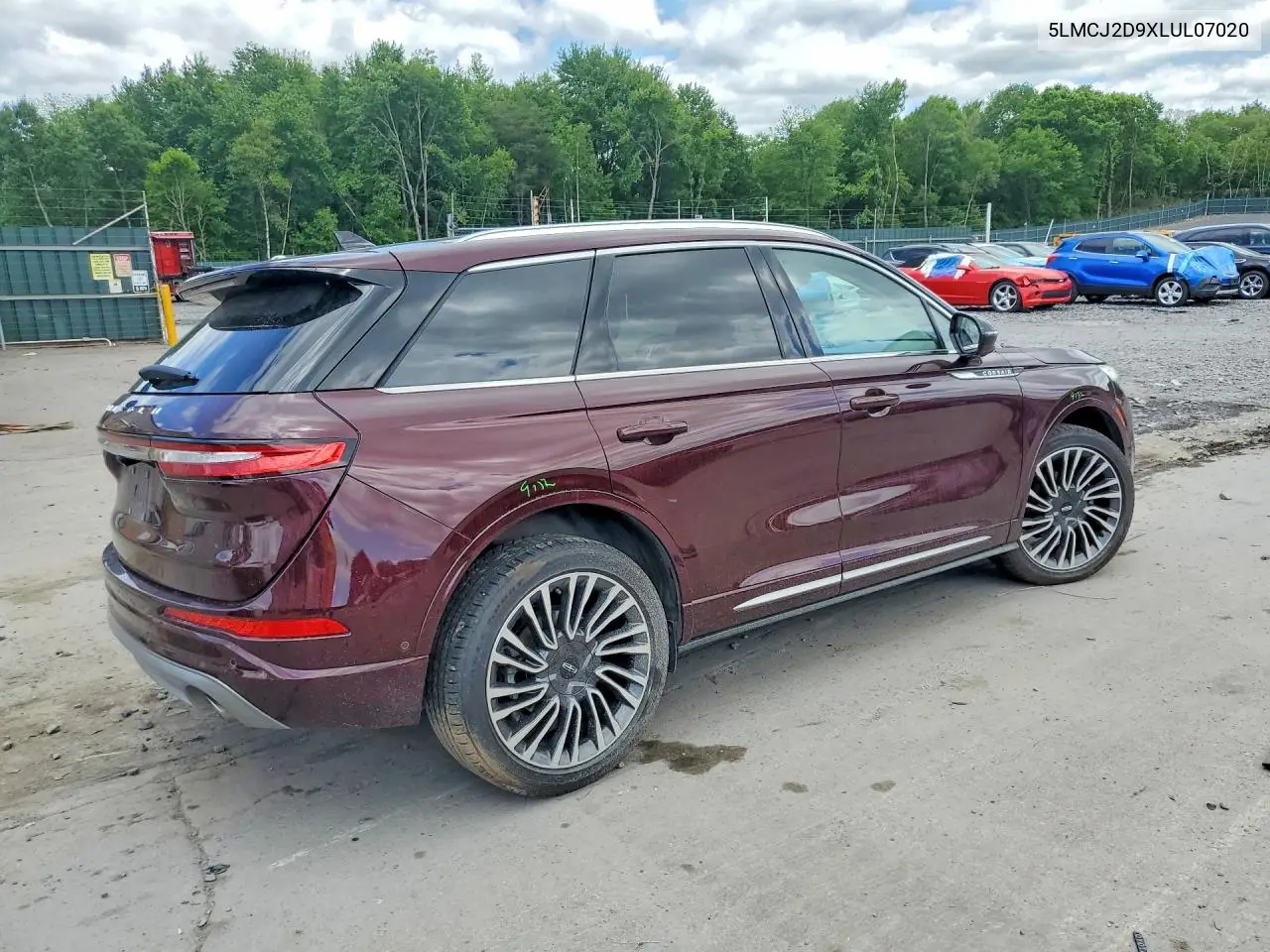 2020 Lincoln Corsair Reserve VIN: 5LMCJ2D9XLUL07020 Lot: 56083466
