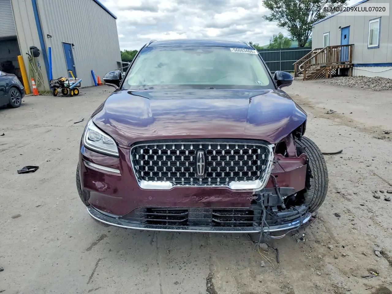 2020 Lincoln Corsair Reserve VIN: 5LMCJ2D9XLUL07020 Lot: 56083466