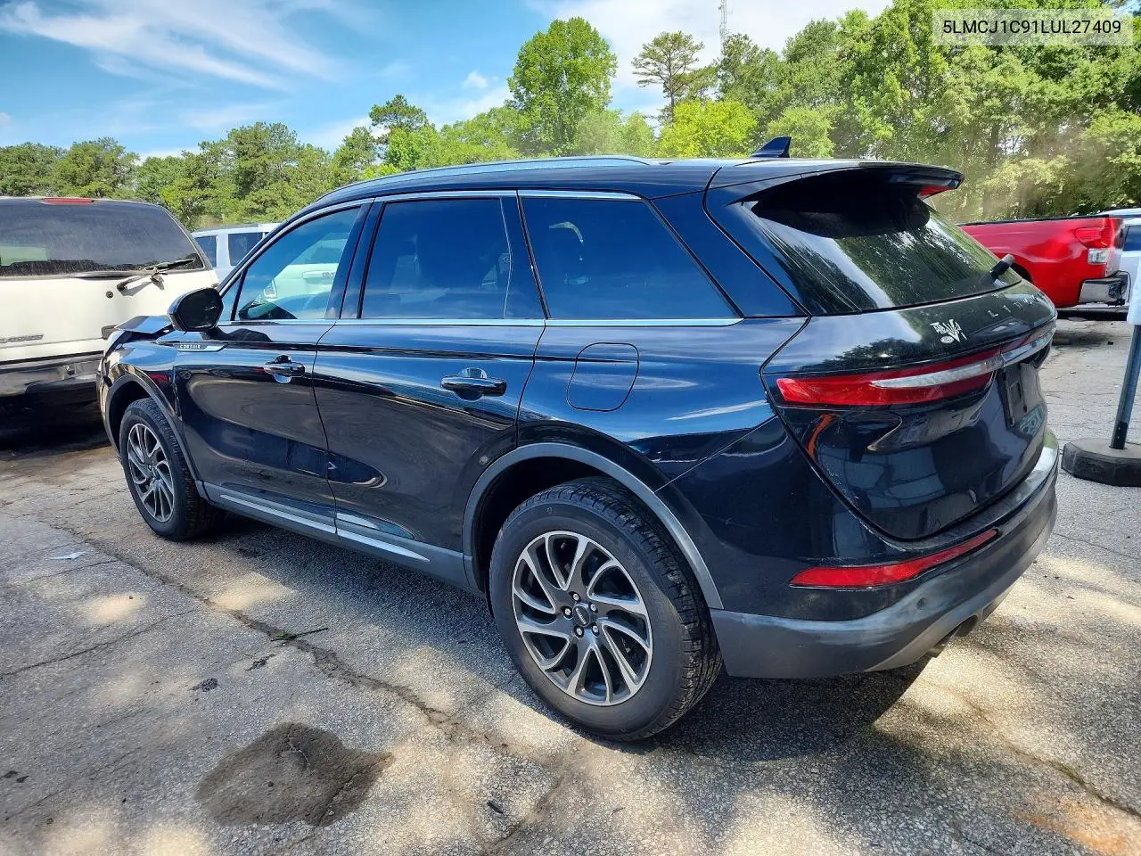 2020 Lincoln Corsair VIN: 5LMCJ1C91LUL27409 Lot: 56766166