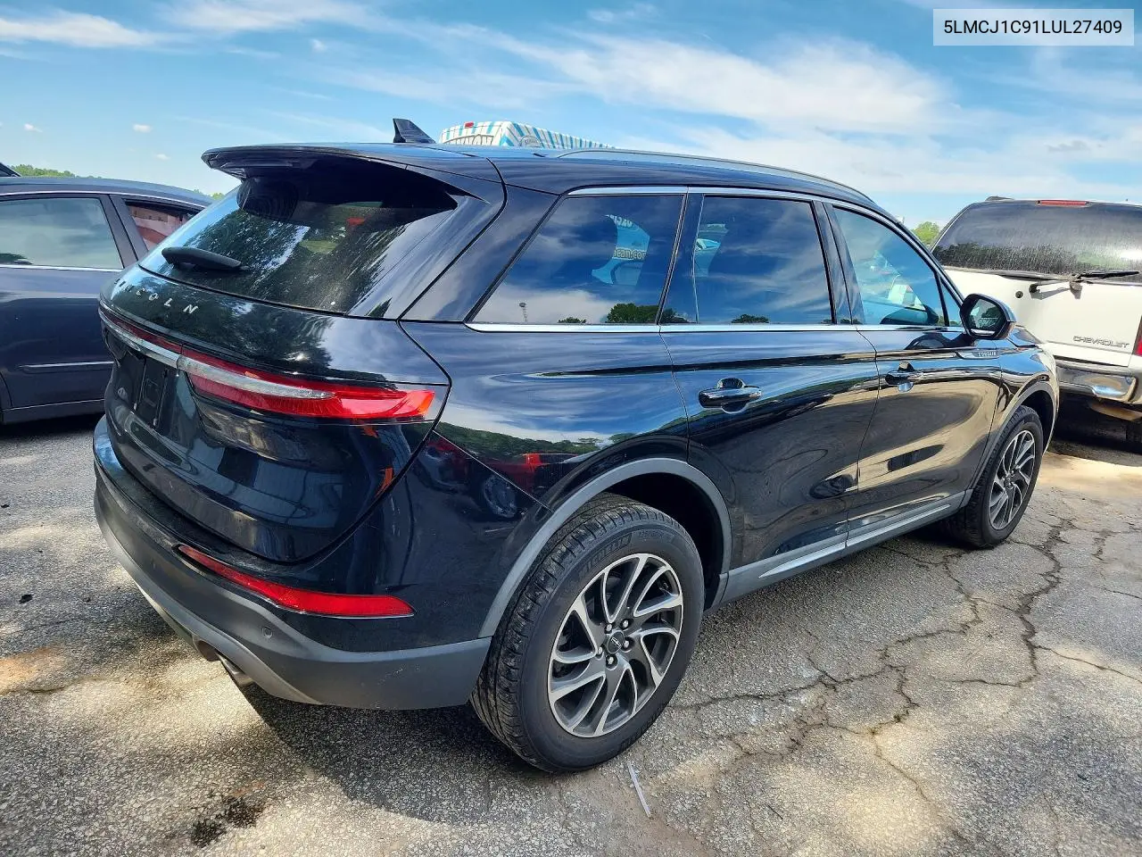 2020 Lincoln Corsair VIN: 5LMCJ1C91LUL27409 Lot: 56766166