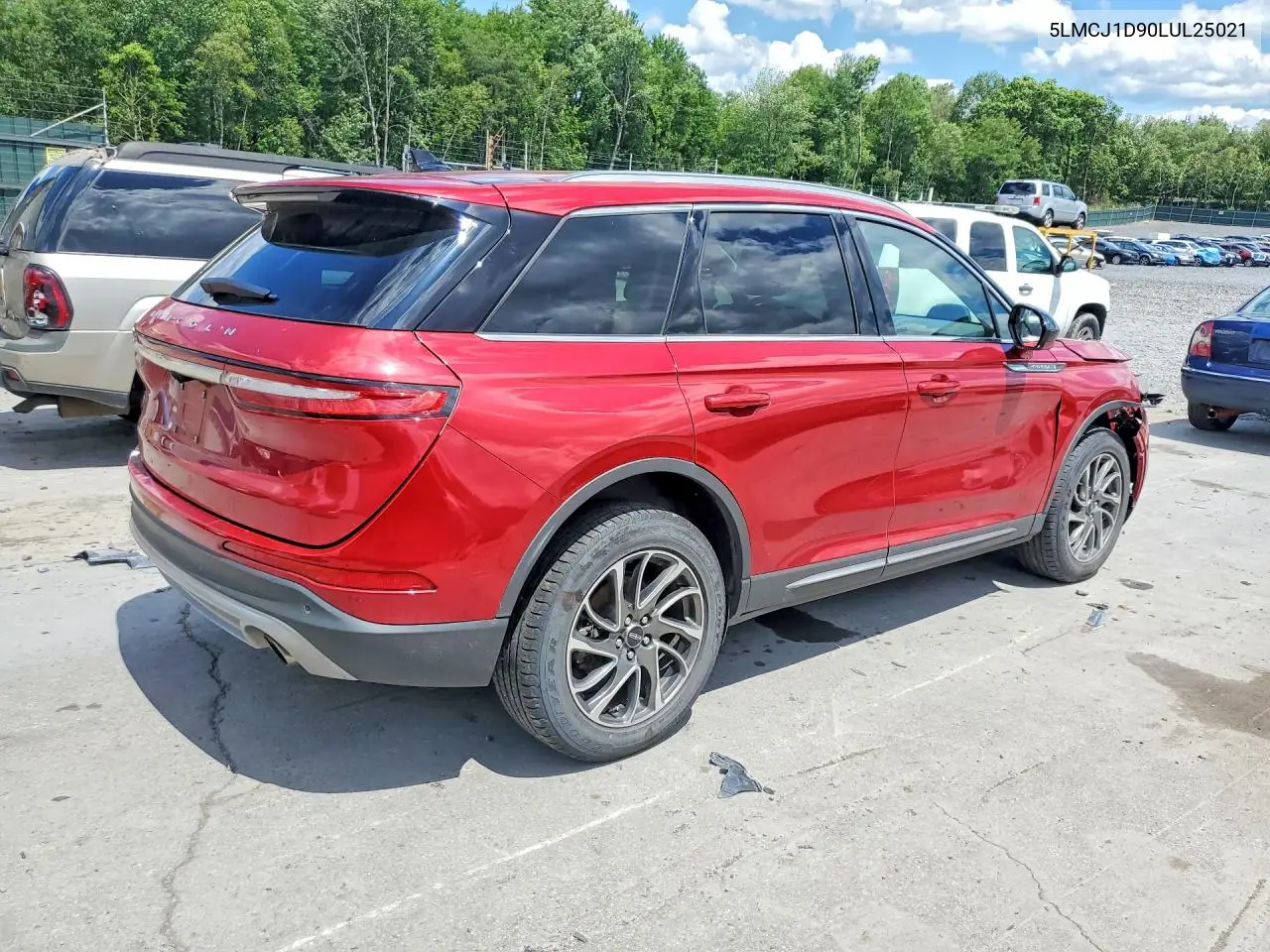 2020 Lincoln Corsair VIN: 5LMCJ1D90LUL25021 Lot: 56953126