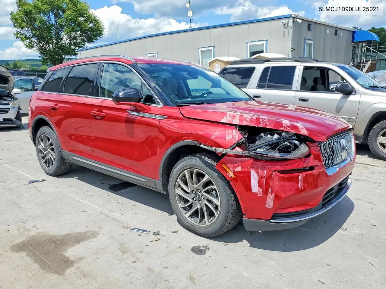 2020 Lincoln Corsair VIN: 5LMCJ1D90LUL25021 Lot: 56953126
