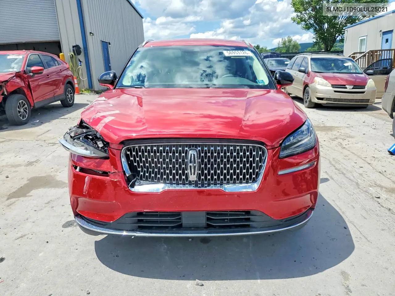 2020 Lincoln Corsair VIN: 5LMCJ1D90LUL25021 Lot: 56953126
