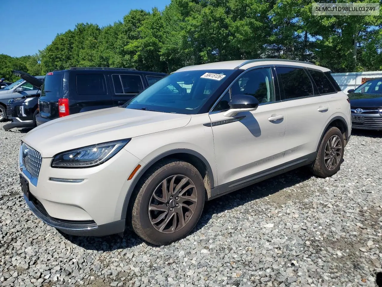 2020 Lincoln Corsair VIN: 5LMCJ1D98LUL03249 Lot: 58415126