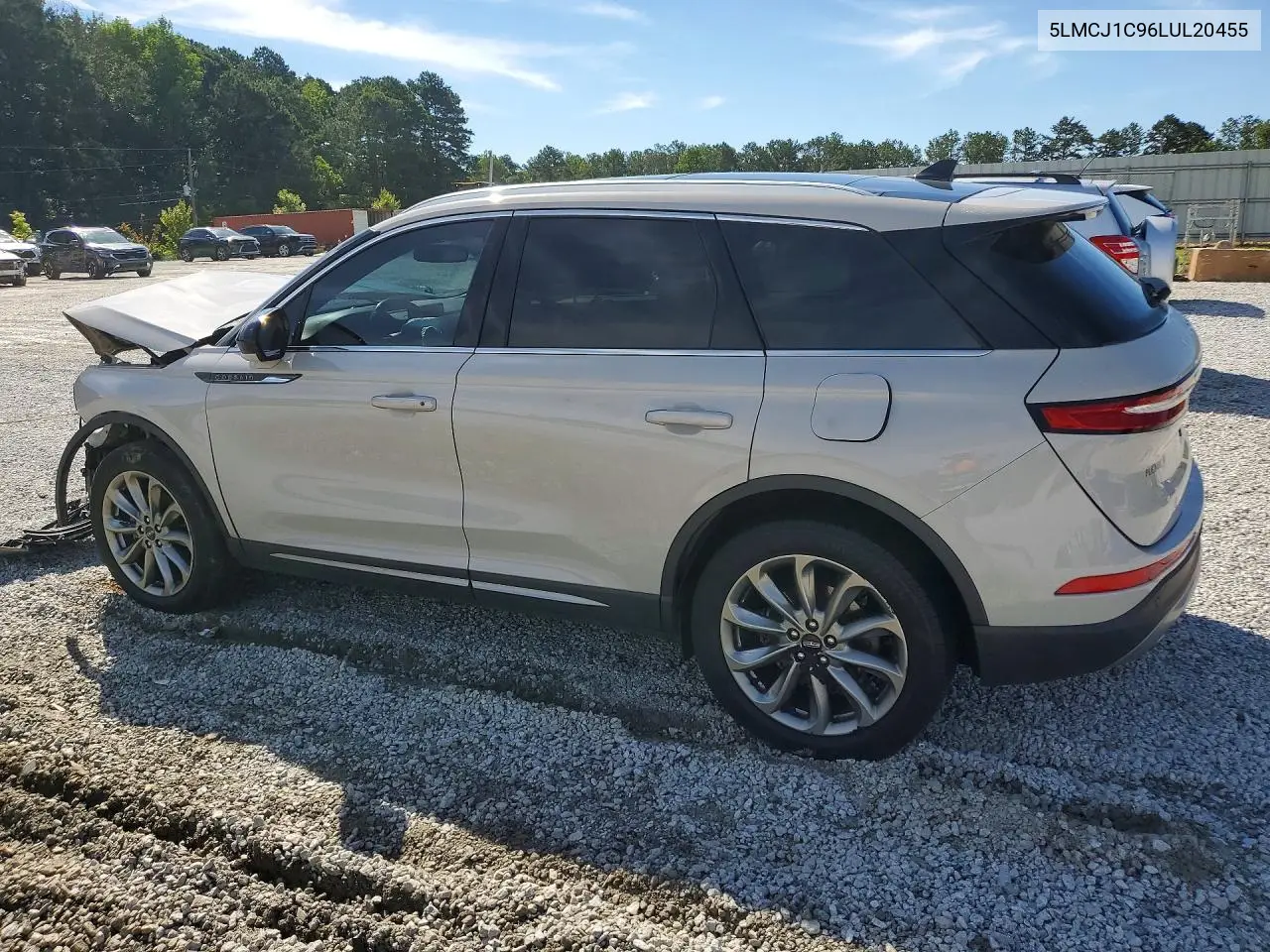 2020 Lincoln Corsair VIN: 5LMCJ1C96LUL20455 Lot: 58711786