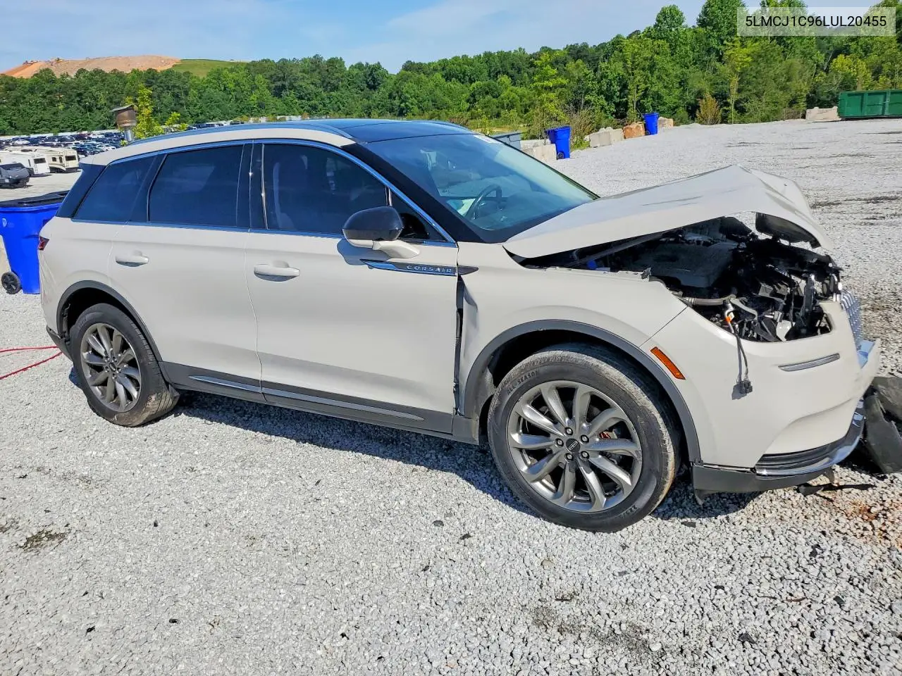 2020 Lincoln Corsair VIN: 5LMCJ1C96LUL20455 Lot: 58711786