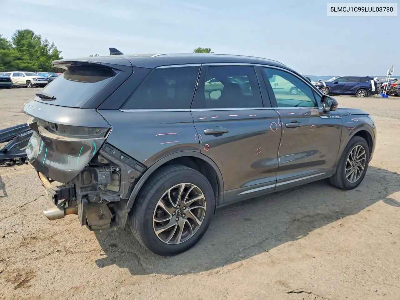 2020 Lincoln Corsair VIN: 5LMCJ1C99LUL03780 Lot: 60605806