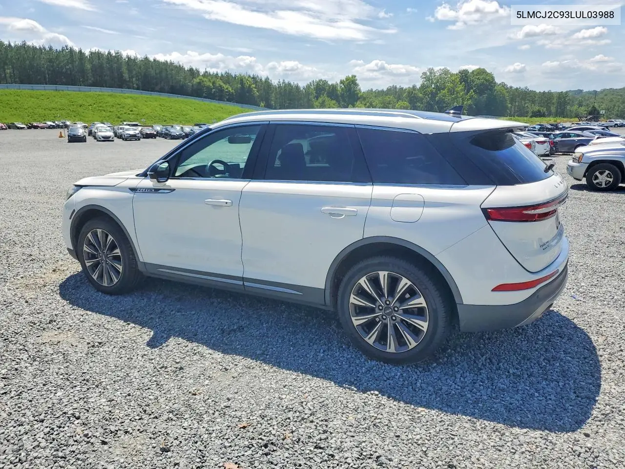 2020 Lincoln Corsair Reserve VIN: 5LMCJ2C93LUL03988 Lot: 60969976