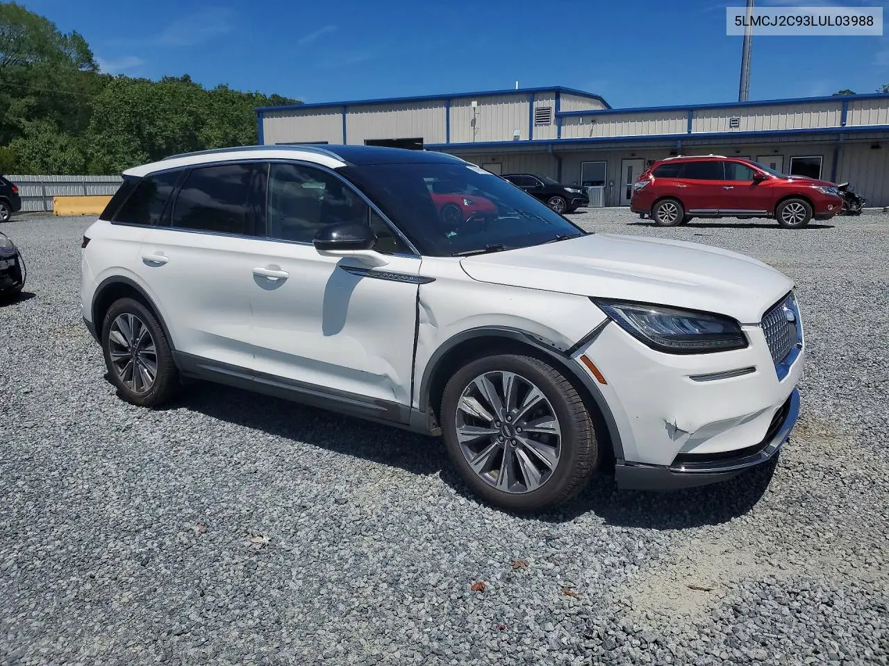 2020 Lincoln Corsair Reserve VIN: 5LMCJ2C93LUL03988 Lot: 60969976
