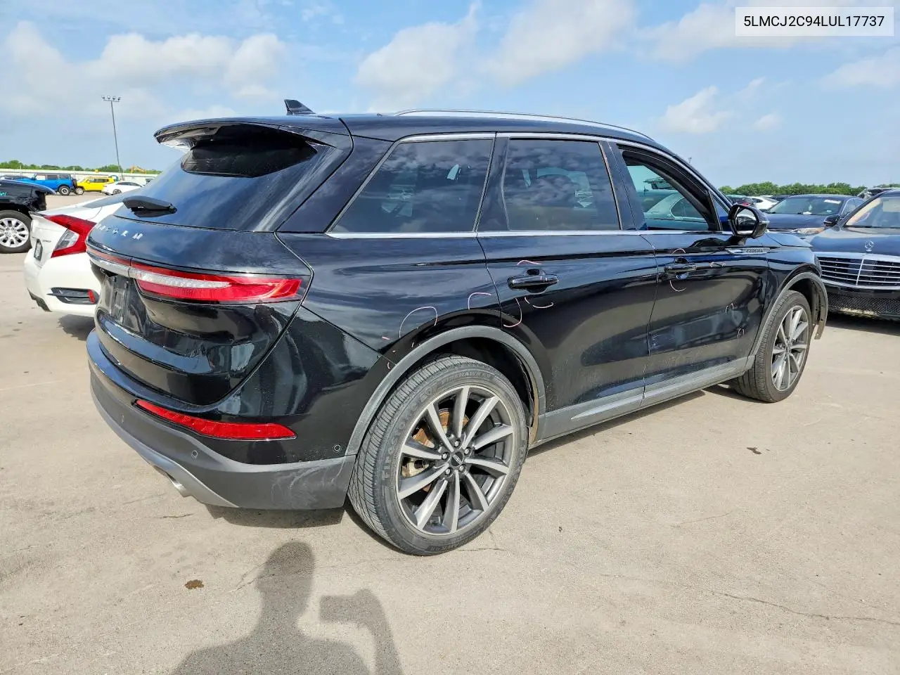 2020 Lincoln Corsair Reserve VIN: 5LMCJ2C94LUL17737 Lot: 61314666