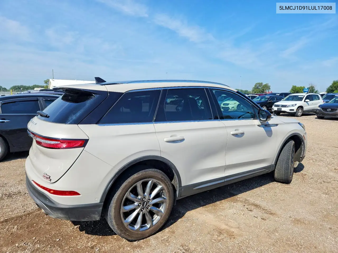 2020 Lincoln Corsair VIN: 5LMCJ1D91LUL17008 Lot: 61900766