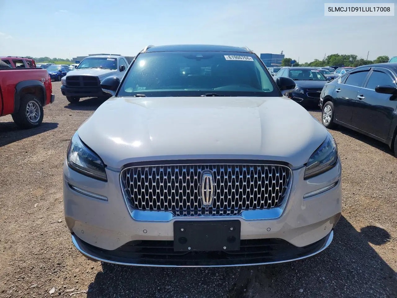 2020 Lincoln Corsair VIN: 5LMCJ1D91LUL17008 Lot: 61900766