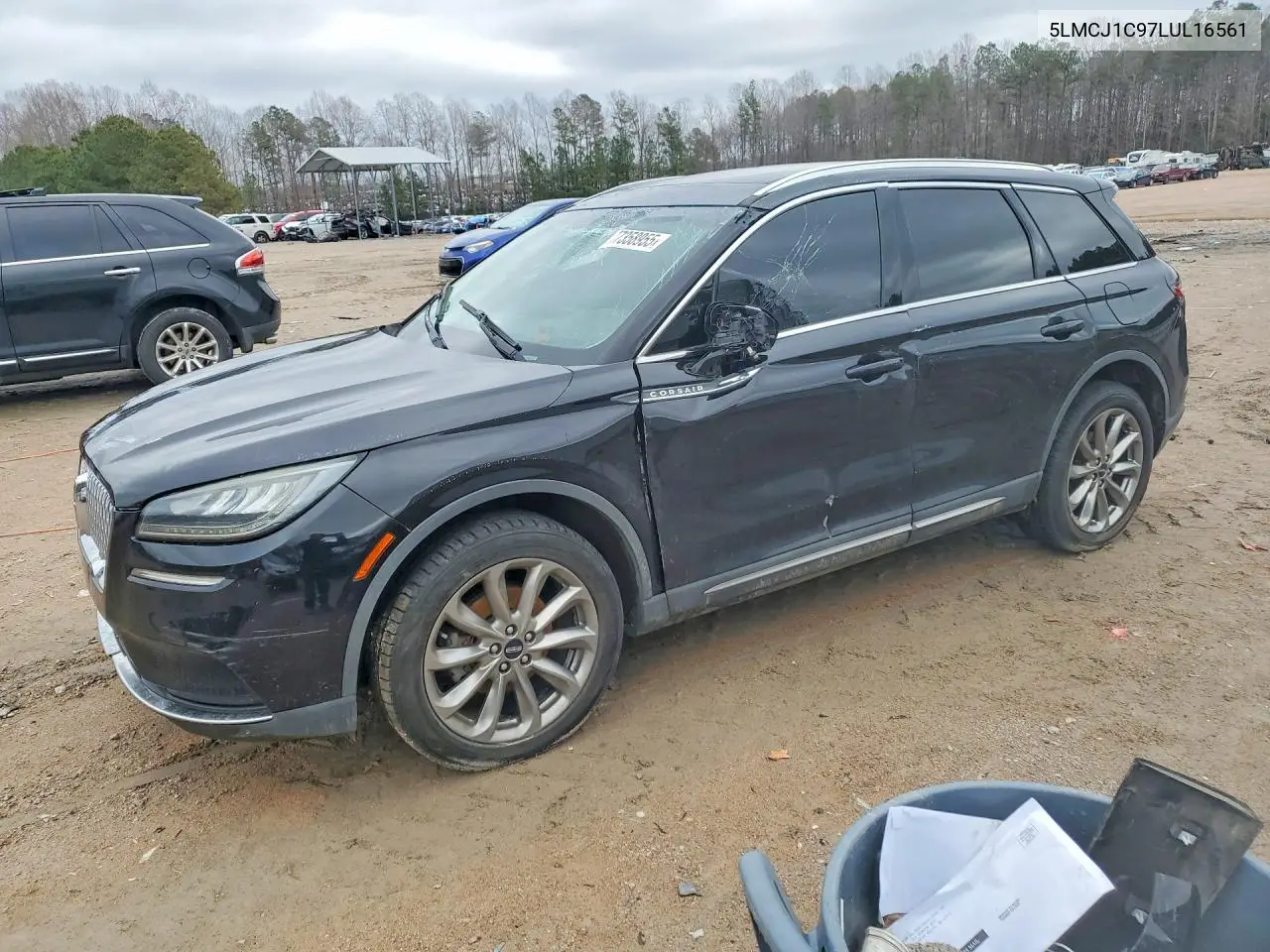 2020 Lincoln Corsair VIN: 5LMCJ1C97LUL16561 Lot: 77358955
