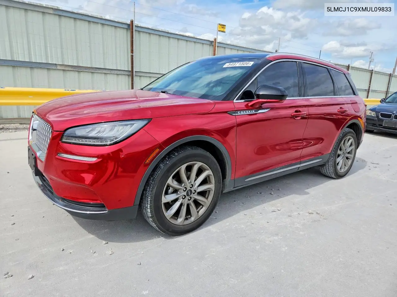 2021 Lincoln Corsair VIN: 5LMCJ1C9XMUL09833 Lot: 54971506