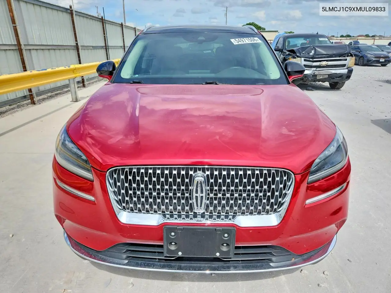 2021 Lincoln Corsair VIN: 5LMCJ1C9XMUL09833 Lot: 54971506