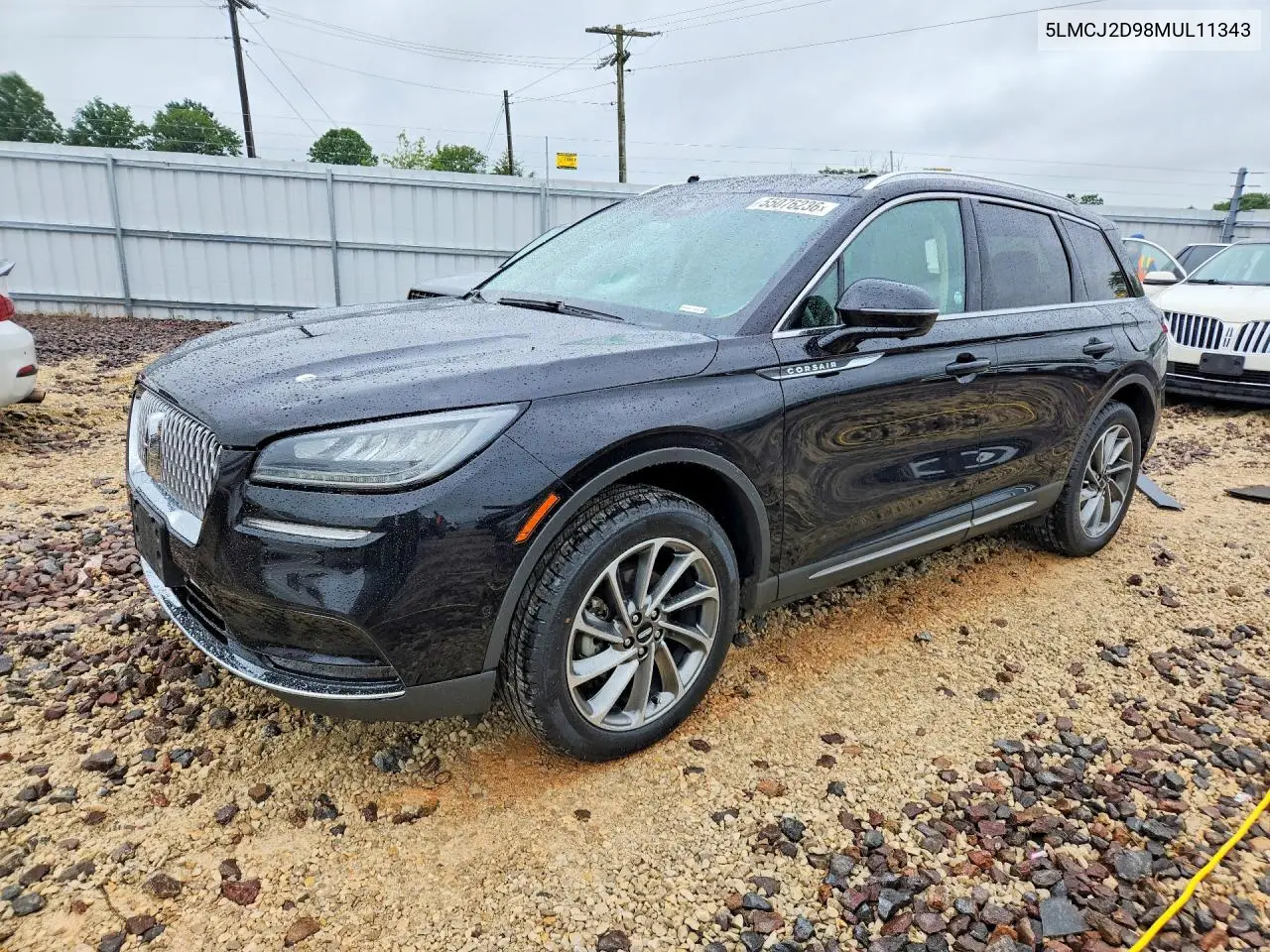 2021 Lincoln Corsair VIN: 5LMCJ2D98MUL11343 Lot: 55076236
